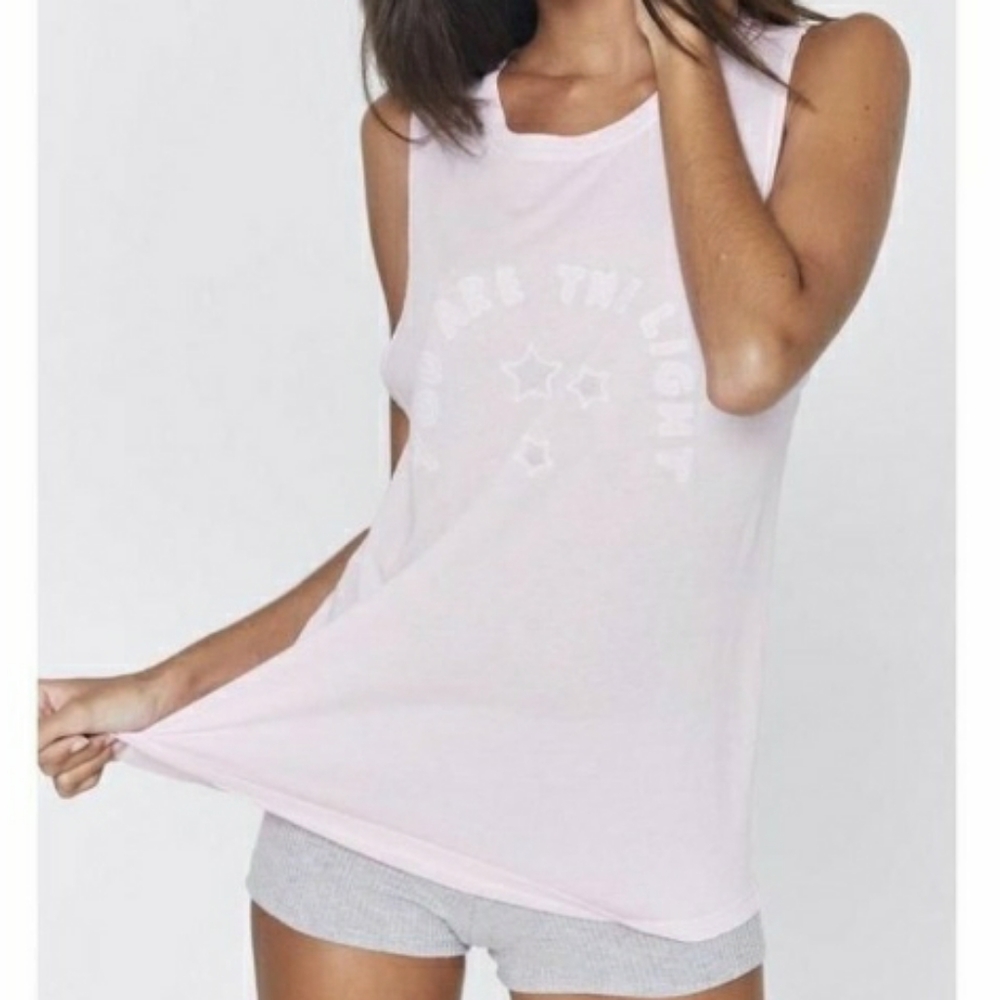 Nwt Spiritual Gangster You Are The Light Muscle Tank